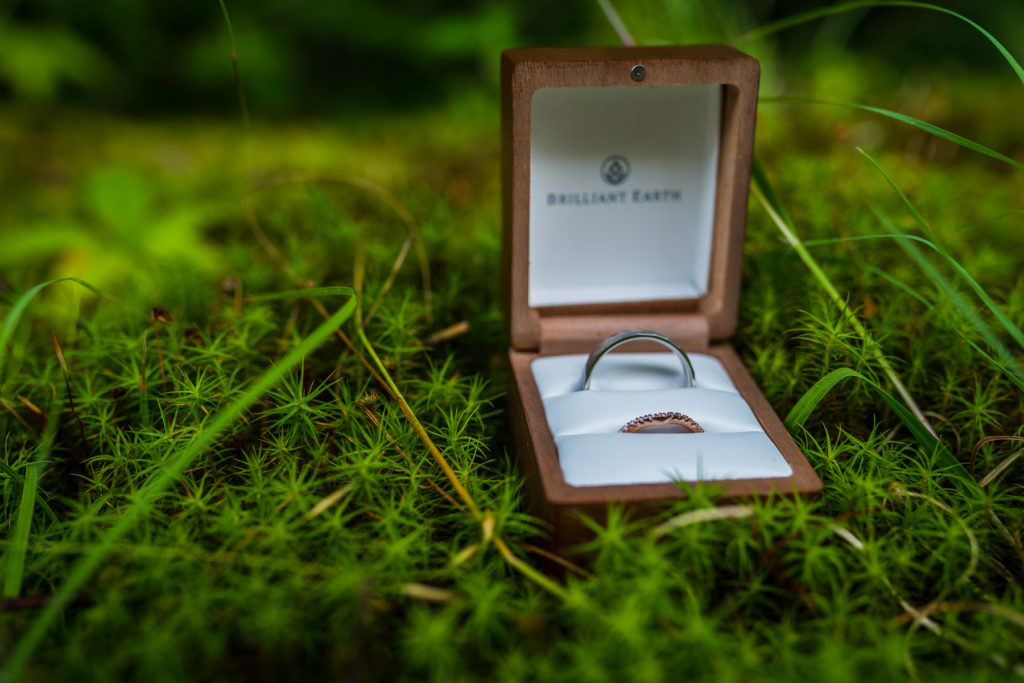 wedding rings, mountain elopement rings, by Vermont Wedding Photographer Andy Madea
