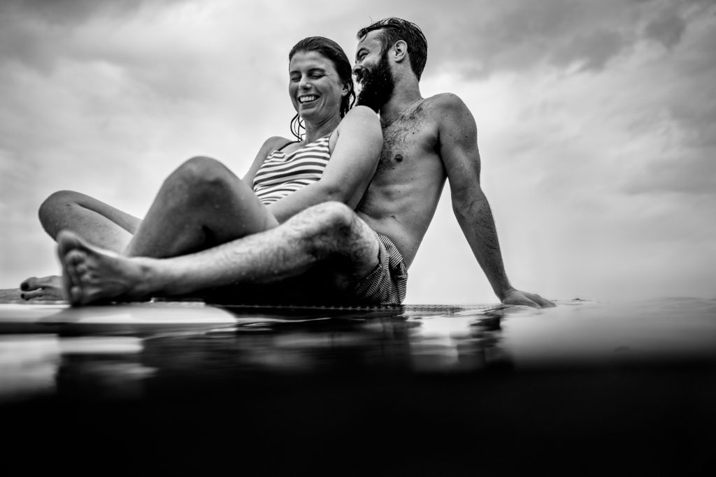 engagement session, underwater portrait by andy madea
