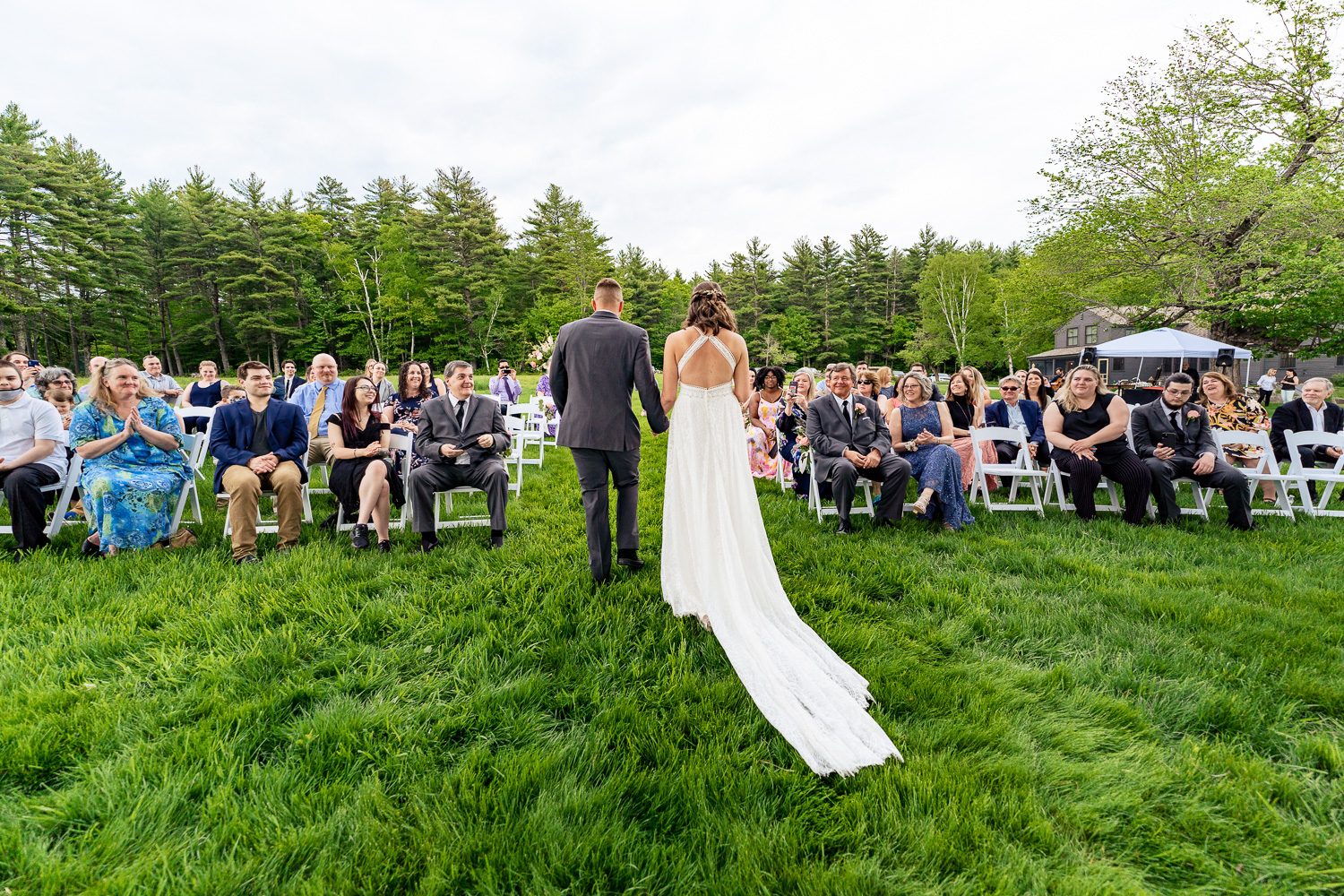 Outdoor ceremony-Whiteface Hollow- NH